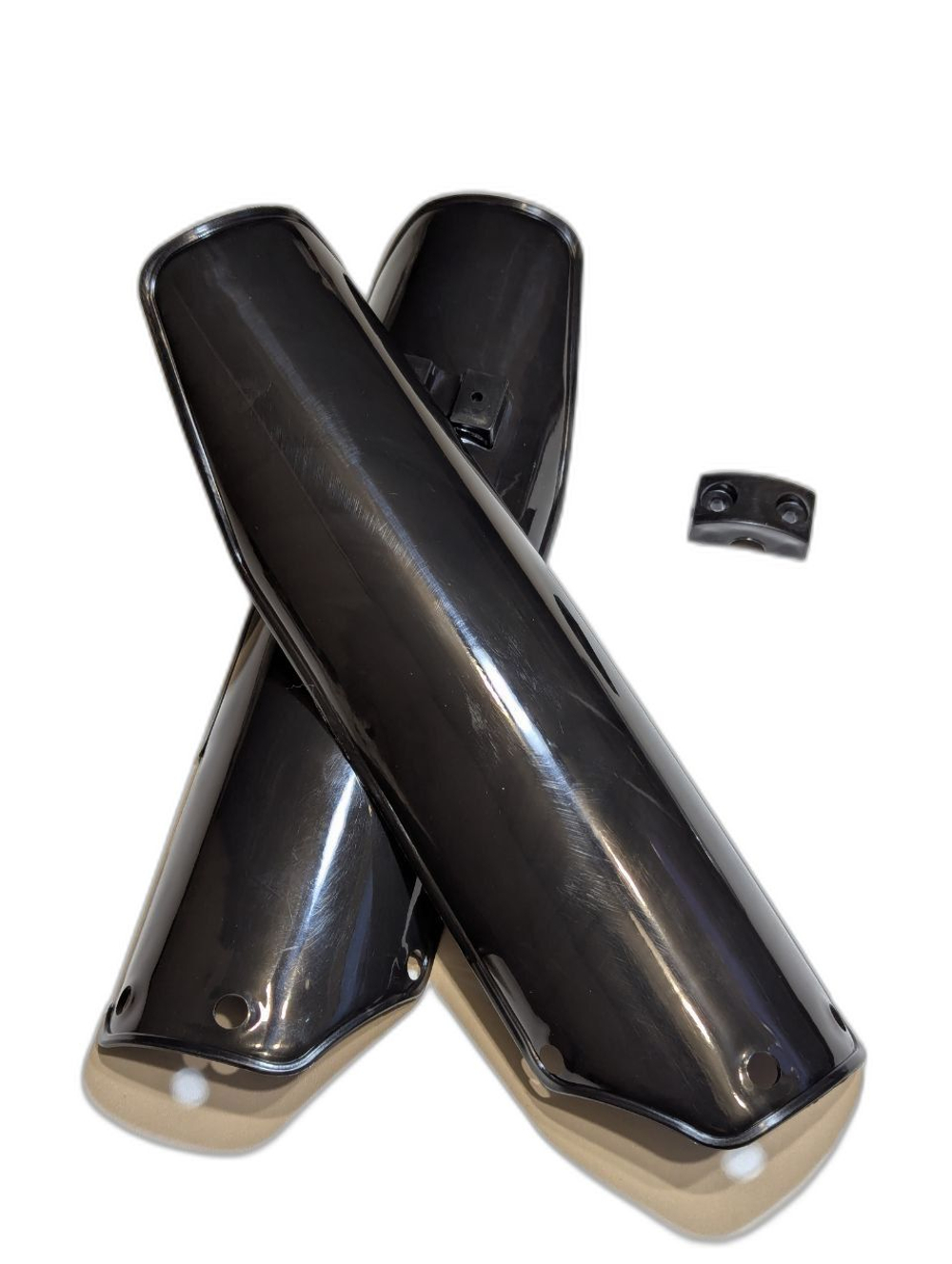 Защита перьев - пластик пера для мотоцикла, питбайка (пара)