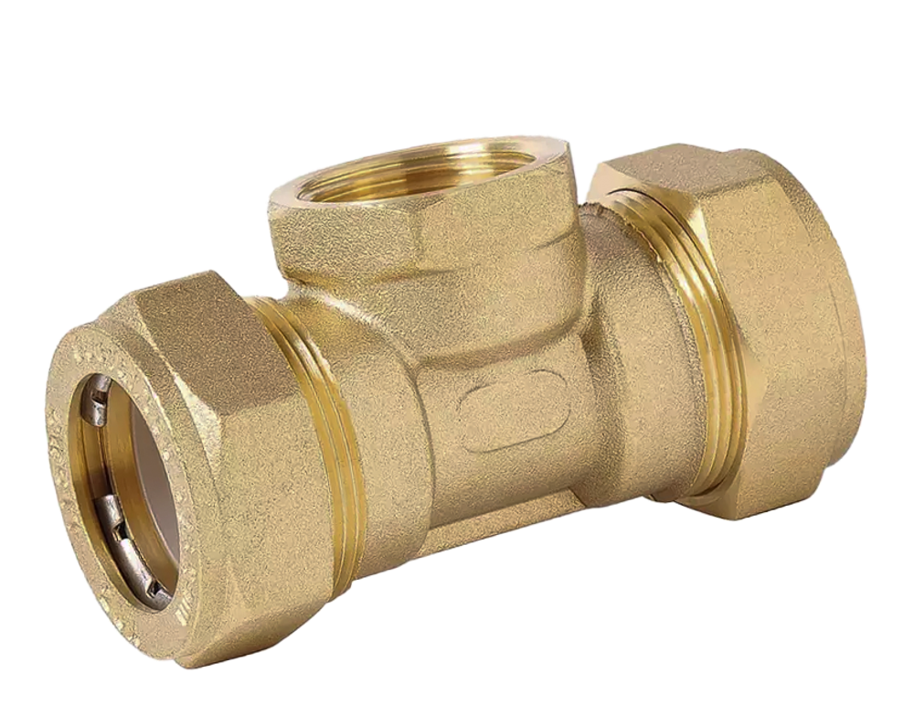 Тройник для гоф. трубы 20х3/4Fх20 VER-PRO (60/5шт)