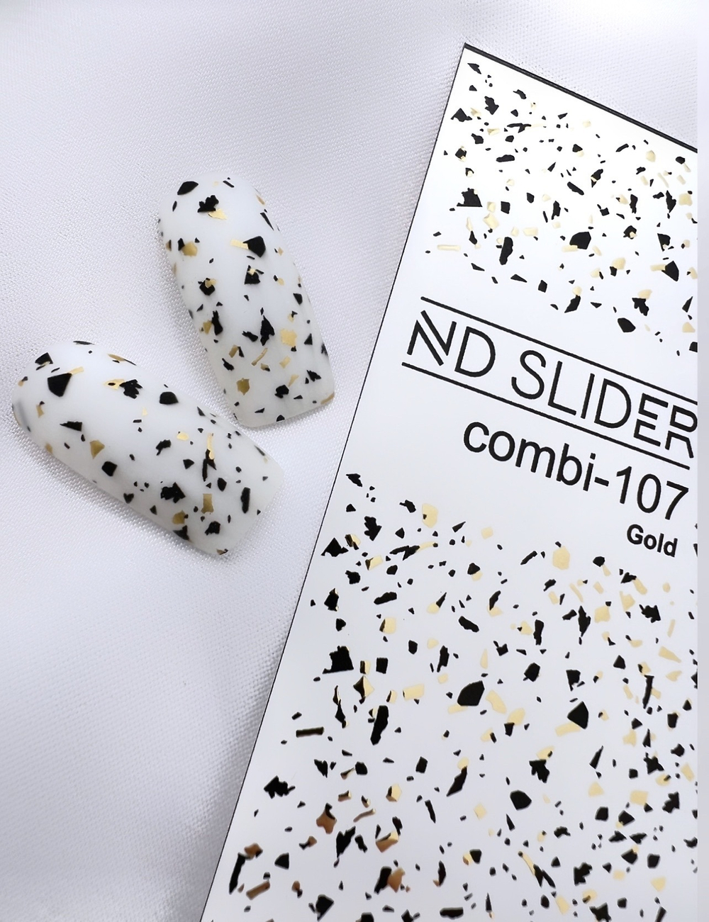 Слайдер-дизайн Nail Design combi -107 (золото)