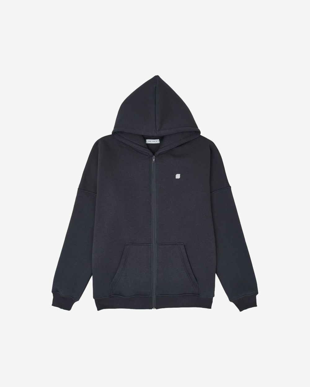 Худи One Two Zip-Up Nine Iron серый