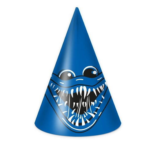 Колпаки 6шт зубастики Синий хаги ваги