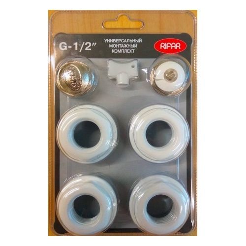 Комплект 1/2' для подключения радиаторов Rifar серий Base и Alum (арт. R.Ad.G12)