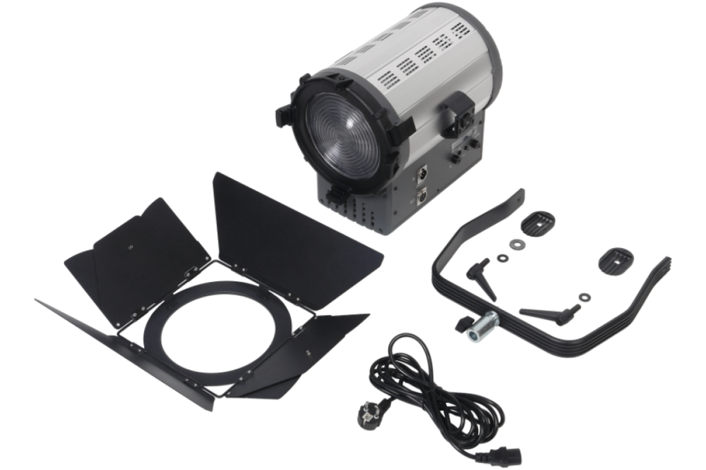 Осветитель светодиодный GreenBean Fresnel 300 LED X3 Bi-color DMX