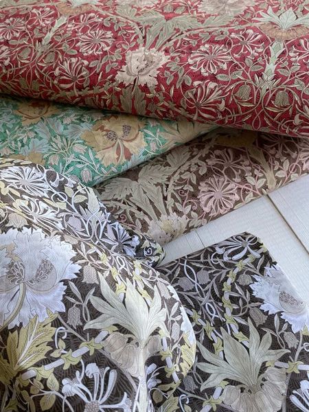 Уильям Моррис Honeysuckle #4, отрез 75 см, 100% хлопок, Handmade Fabrics 6
