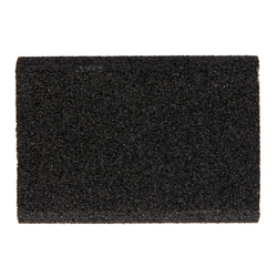 Губка для шлифования, 100 х 70 х 25 мм, овал, Средняя жесткость, P 60 Сибртех