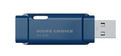 Флеш-накопитель 64GB More Choice MF64 Dark Blue