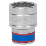 KING TONY (433020M) Головка торцевая стандартная двенадцатигранная 1/2", 20 мм