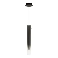 5061/5L PENDANT ODL24 383 черный/темн.хром/металл/стекло Подвес LED 4W 3000K SHINY