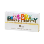 Свечи "Happy Birthday" (цветные)