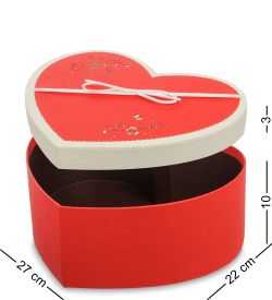 Packing Symphony WF-93/1-A Коробка «Сердце» цв.красн./беж.