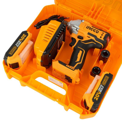 Гайковерт бесщеточный Ingco CIWLI2038 20В 2x2 Ач