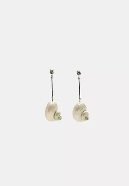 STRADIVARIUS Серьги в виде ракушек, серый