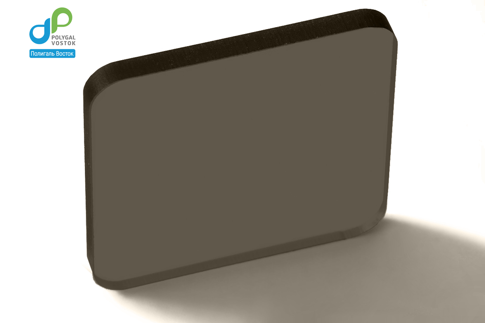 Монолитный поликарбонат 2х2050х3050 Бронза Мономакс  (75 л в пал.)