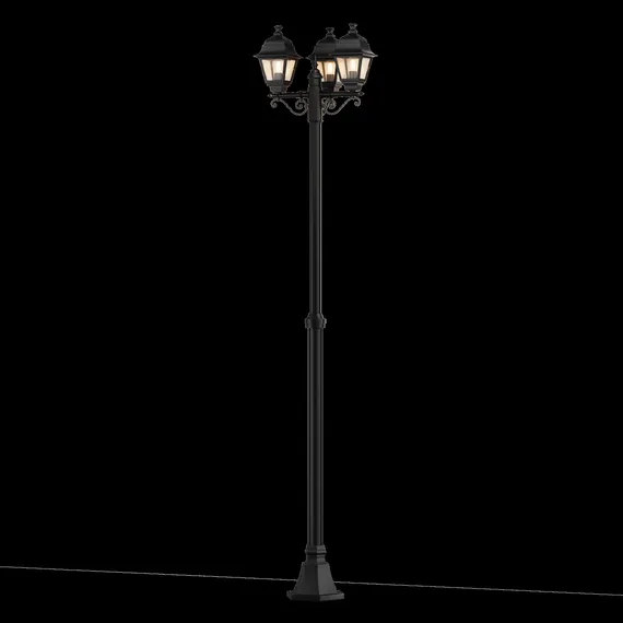 Садово-парковый светильник Аббатская дорога / Abbey Road E27х3 60Вт IP 44 Outdoor o003fl-03b