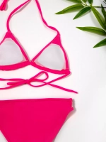 купальник раздельный 3 в 1 кроп топ парео и трусики