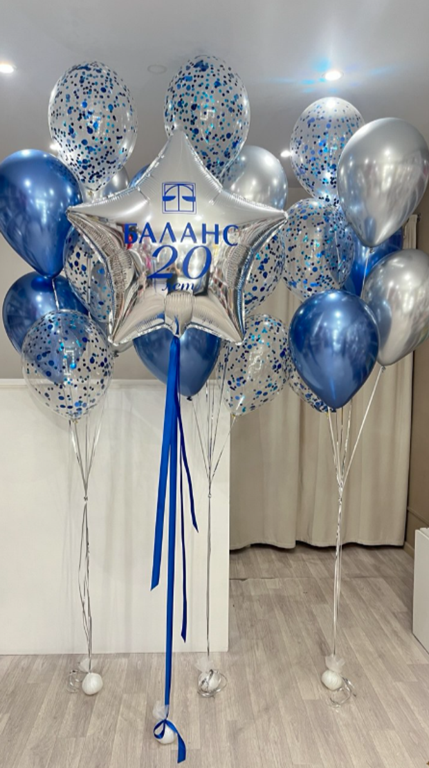 оформление магазина шарами №14