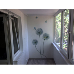 Ламинированная панель ПВХ ВЕК с цифровой печатью Белый бархат - Дольче 2700х250мм