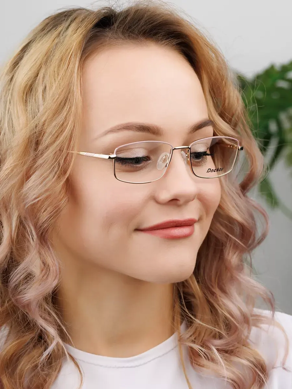 Оправа для очков для зрения женская металлическая