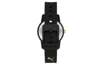 PUMA Ultrafresh Series Wrist Watch Quartz Movement Silicone Strap 34mm Black Dial Women"s Watch 50m Water Resistant