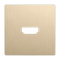 Накладка Werkel для розетки HDMI шампань рифленый WL10-HDMI-CP 4690389128332