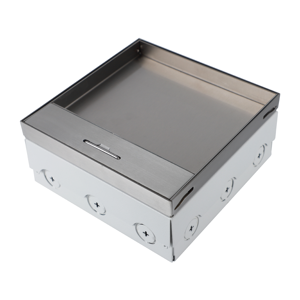 Лючок в пол 12 мод. (6 мод. 45х45 мм.) верт. установка