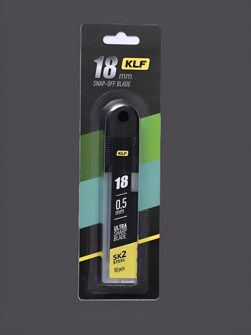 Сменные лезвия к канцелярским ножам 18мм snap-off blade FD-B50