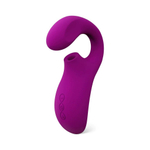 Лиловый массажёр двойного действия Enigma Cruise (Цвет: лиловый)