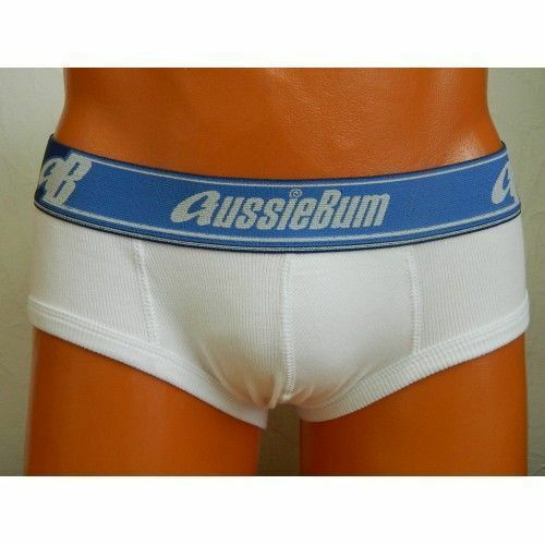 Мужские трусы брифы белые Aussiebum AB00116