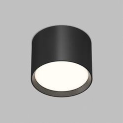 Накладной светильник PILLAR, GX53, до 15 Вт, LED, IP20, черный, алюминий