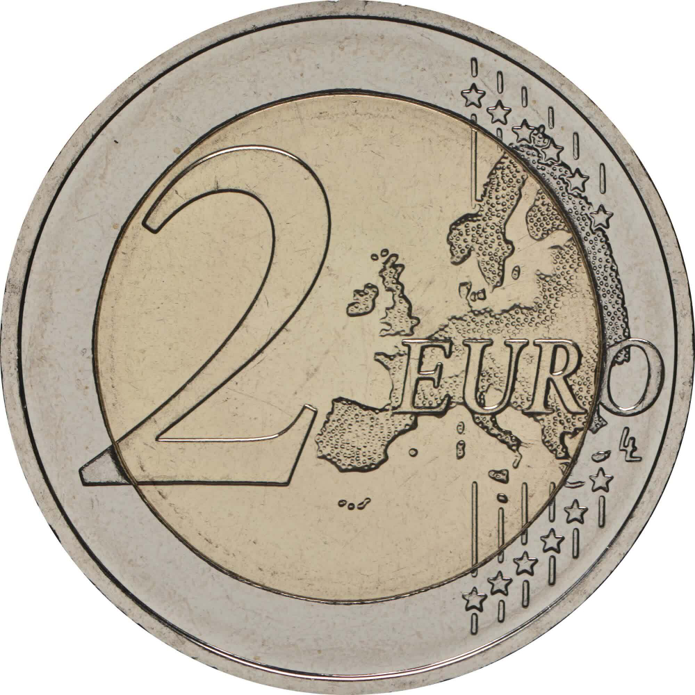 ГЕРМАНИЯ, 2024, 2 ЕВРО (МОНЕТНЫЙ ДВОР "F") [UNC] [БИМЕТАЛЛ]