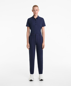 OYSHO Брюки из твила, темно-синий