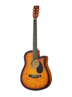Homage LF-3800CT-N,SB Фольковая 6-струнная гитара 38" с вырезом.