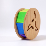 Деревянная каталка "Колесо" с бубенцами