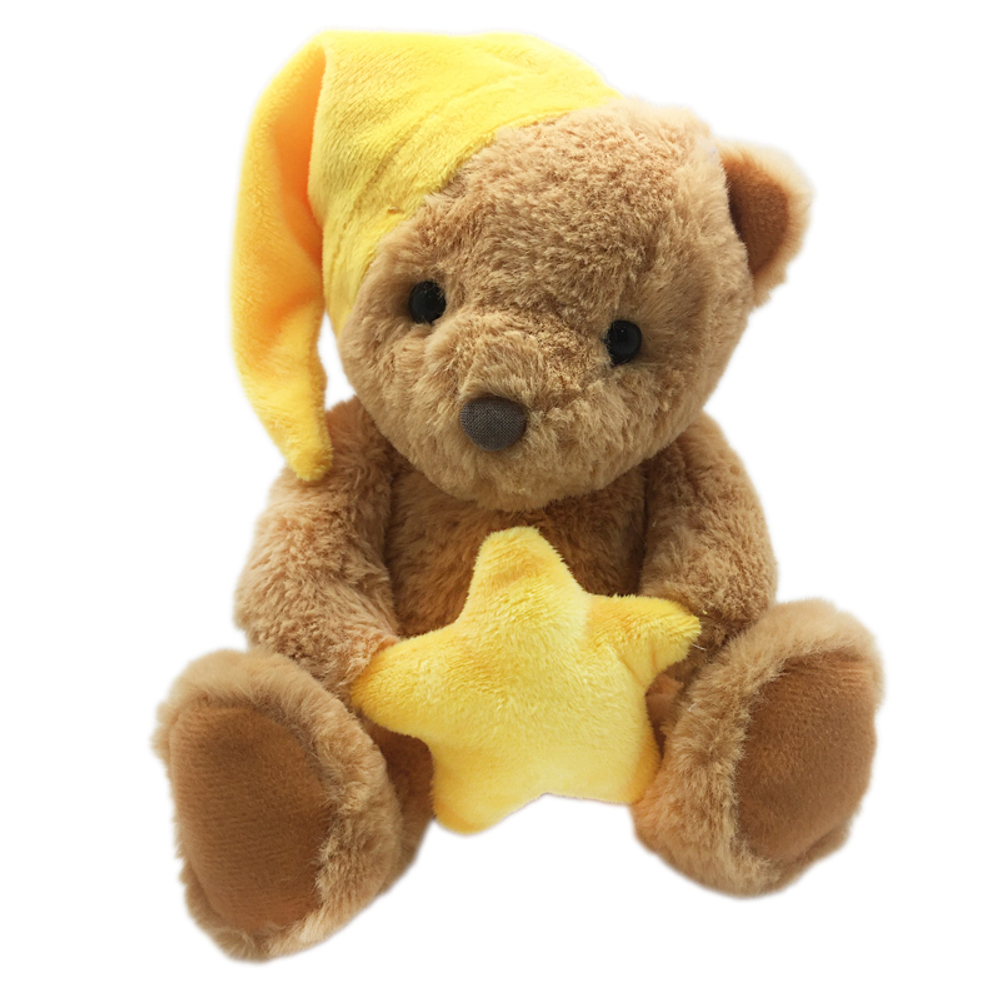 Мягкая игрушка "Медведь в колпачке со звездой" 30 см