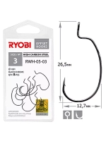 Крючок офсетный рыболовный RWH-05 №3/0 ( упк по 5шт)