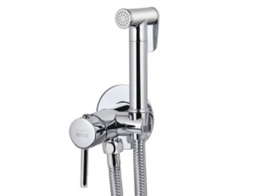 Смеситель VIKO встроенный для биде Ø25 с гигиеническим душем (латунь) хром