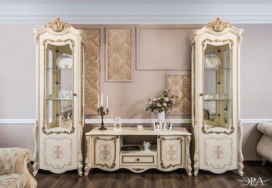 Тумба-ТВ ЭНРИКЕ крем глянец