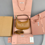 Leather Hobo Bag 20 cm
