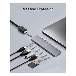 Концентратор Anker 547 USB-C Hub 7-in-2 для MacBook (A8354HA1)