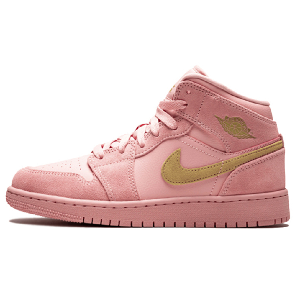 Кроссовки Air Jordan 1 Mid SE GS Coral Stardust