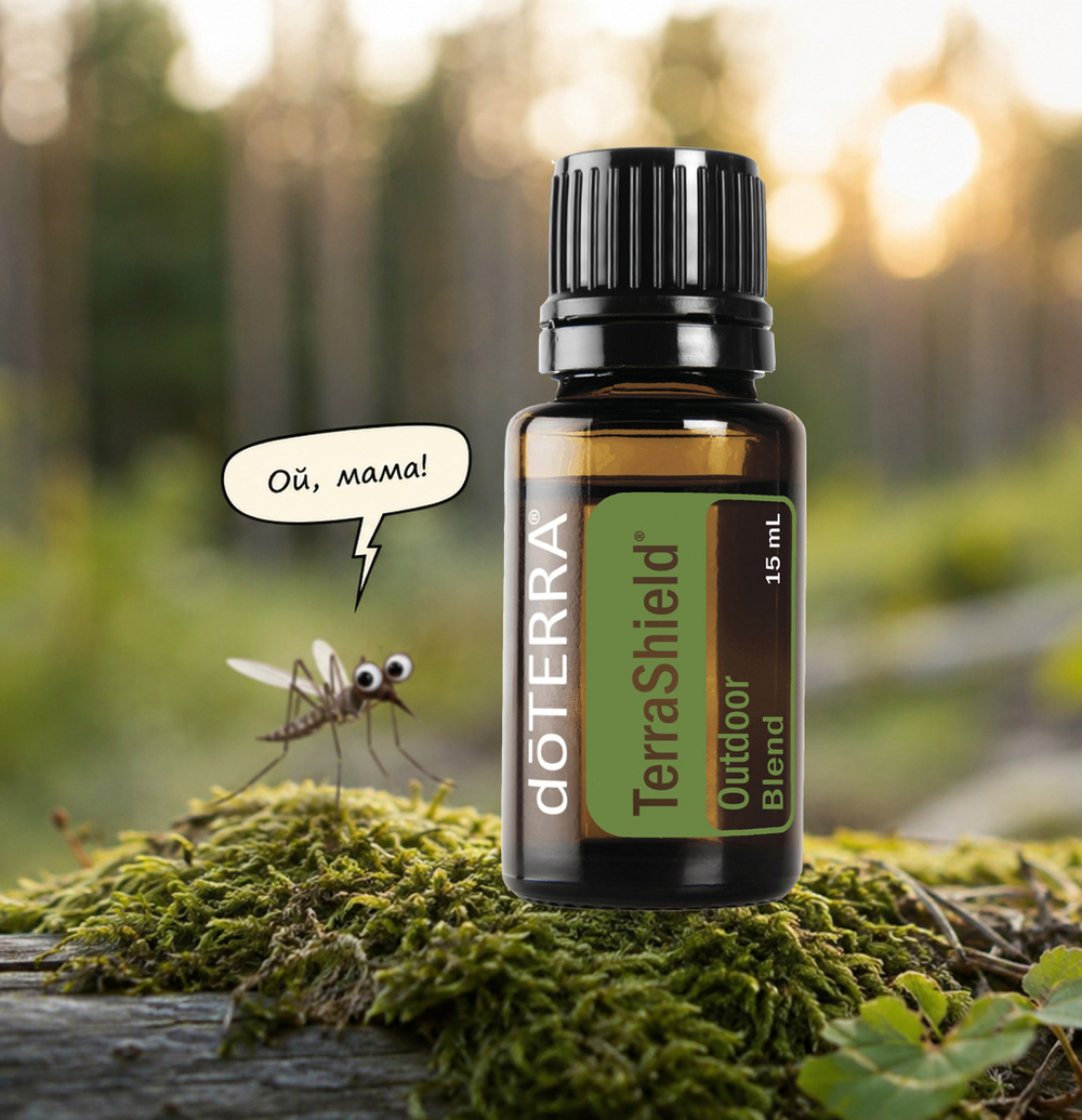 «ТерраШилд» смесь эфирных масел для защиты на открытом воздухе dōTERRA TerraShield, 15 мл