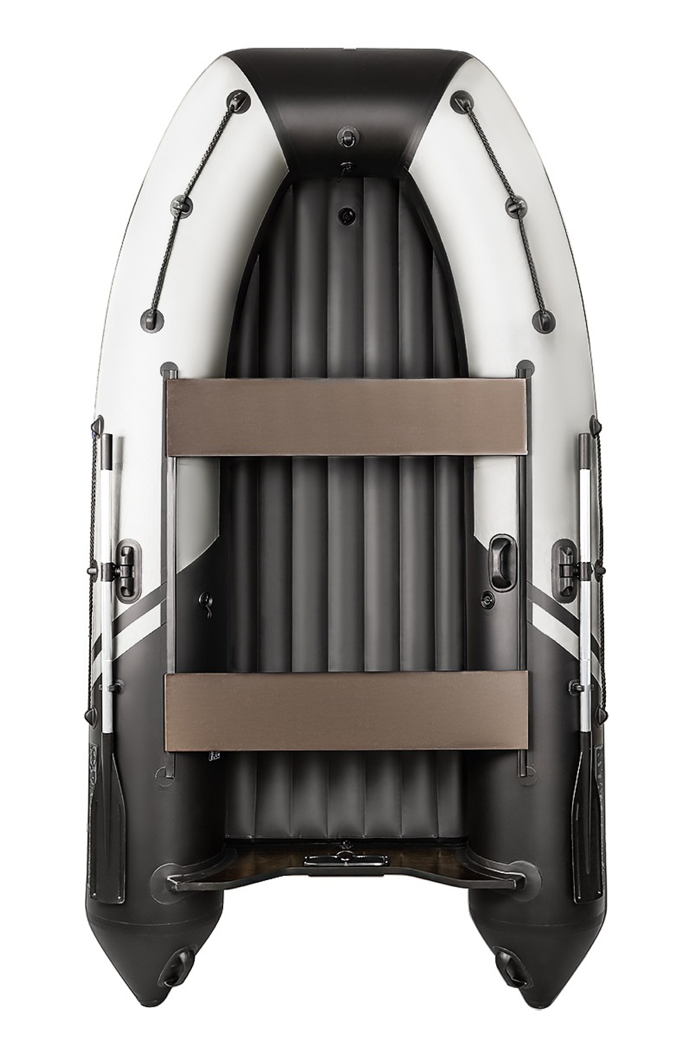 YACHTMAN-320 НДНД (Яхтман) белый-черный (лодка ПВХ нднд под мотор с усилением)