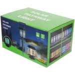 Фонарь садовый «Световой поток» 19,5*13,5 см (h-40 см), на солнечной батарее (свечение теплый белый) 9 LED