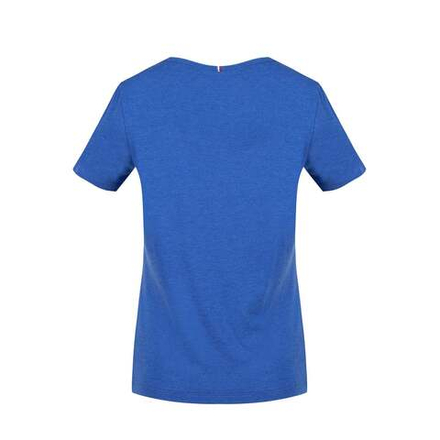 Женская теннисная футболка Le Coq Sportif SAISON Tee SS No.1 W - bleu electro