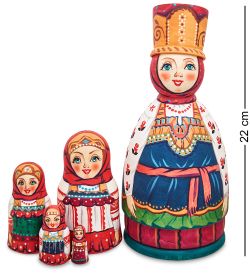 Народные промыслы МР-32/ 4-A Матрешка 5м «Устиния»