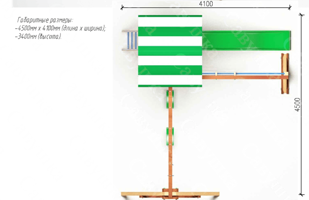 Детская площадка для дачи Савушка - 6