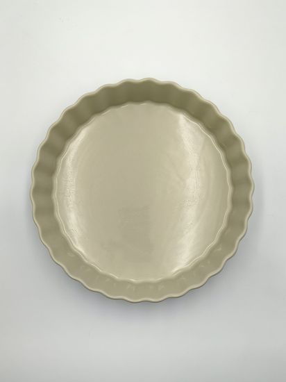 Форма для выпечки керамическая круглая 28 см.