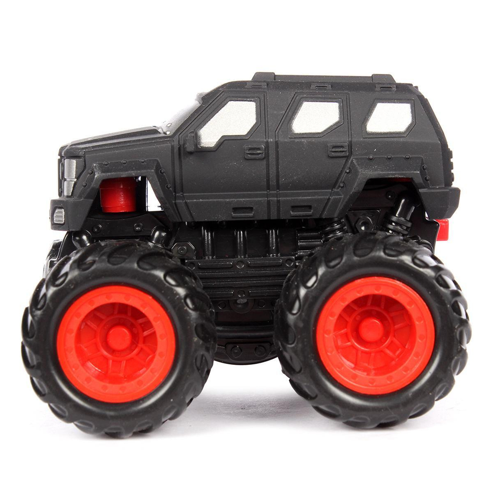 Машинка ин. пластик. Черная ТМ "Джип" цв. черный (Motorro)