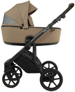 Детская коляска Roan Bass Next 2.0 3 в 1 с автокреслом Pituso Baesa Pro Black BSN/42/2 Mocha Mousse/Black/руч.Cappuccino