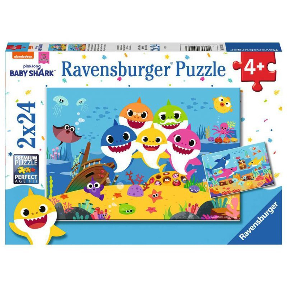 Пазл Акулёнок Baby Shark 2x24 шт. 051243